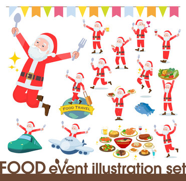 flat type Santa Claus_food festival