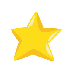 yellow star icon, colorful design