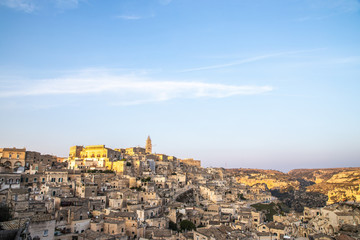 Obraz premium View of Matera old town, South Italy