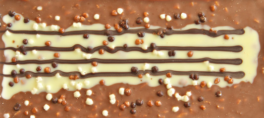 texture of food of chokolate tile.