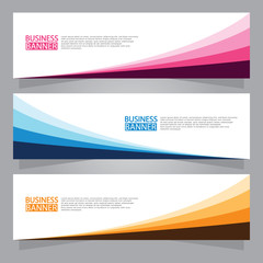 Vector abstract design web banner template. Web Design Elements - Header Design. Abstract geometric web banner template on grey background.Modern banner.