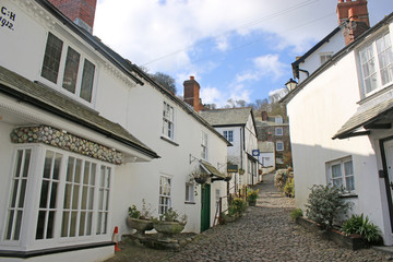 Fototapeta na wymiar Street in Clovelly, Devon 