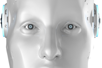Cyborg close up