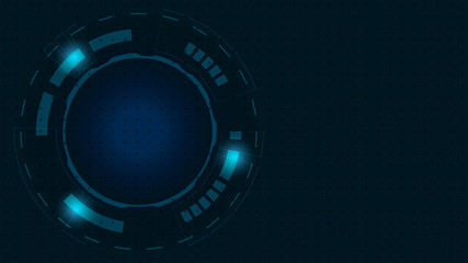 Abstract Digital Technology Cycle background.Business growth transformation Successful financial.