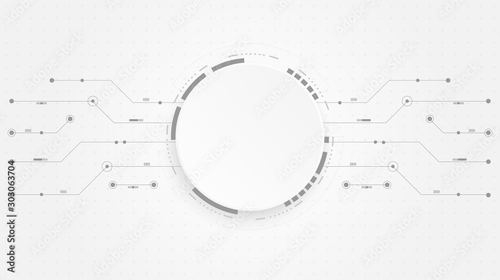 Aufkleber abstract digital technology cycle background.business growth transformation successful financial.