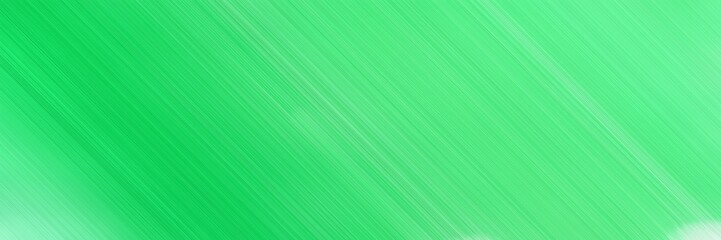 Obraz premium abstract colorful horizontal advertising banner background texture with diagonal lines and pastel green, vivid lime green and light green colors and space for text and image