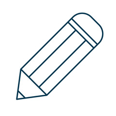 pencil education supply isolated icon