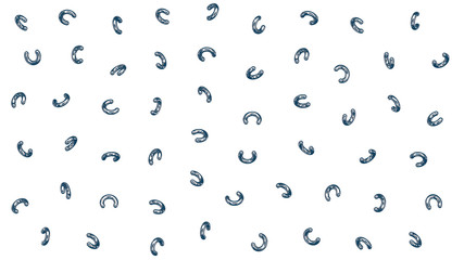 technology abstract background with many tiny metal rings