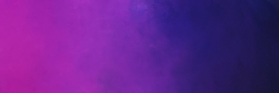 painting background illustration with moderate violet, dark orchid and very dark blue colors and space for text or image. can be used as header or banner