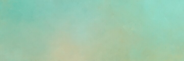 Fototapeta na wymiar ash gray, pastel blue and medium aqua marine colored vintage abstract painted background with space for text or image. can be used as header or banner