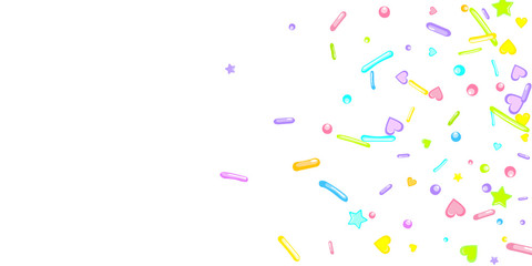 Sprinkles grainy. Cupcake dessert bakery confetti