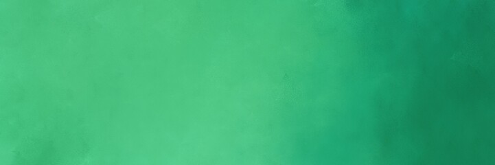 painting background texture with medium sea green and sea green colors and space for text or image. can be used as header or banner