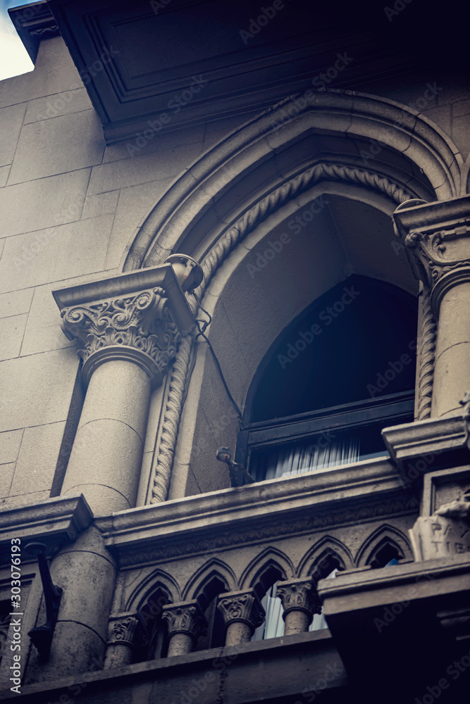 Poster Highly Ornate Architectural Details in Buenos Aires