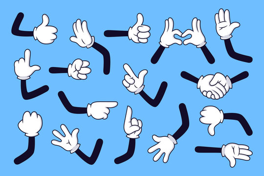 Hand showing five finger waving gesture icon Vector Image