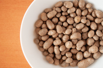 むかご 零余子 真俯瞰 やや引き 左にコピースペース ソフトライト 零余子_s09_00434_(DSC_6171)