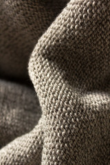 Dettaglio macro tessuto in lana morbido caldo onde astratto