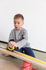 Reconstruction of wooden floor.