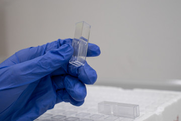 Cuvette tubes are a tool used in various laboratories. The researcher takes them to measure the...