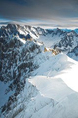 Fototapeta premium Scenic Aiguille du Midi, Chamonix-France
