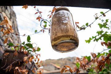 Glass jar