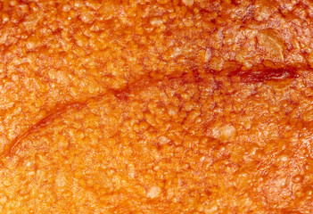 Brown bread crust as an abstract background