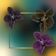 Fototapeta na wymiar Dark orchid for concept design. Abstract dark orchid for celebration design. Technology background concept. Vector modern illustration.
