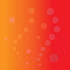 Dark red orange vector template with circle. Blurred bubbles on abstract background with color gradient. New design for ad, poster, banner of your website. Background for a cell phone