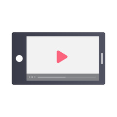 mobile video player icon