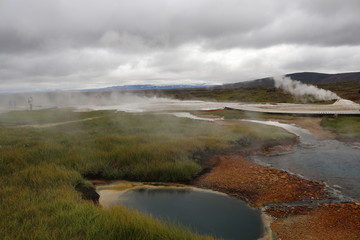 Geothermal lakes