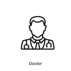 doctor icon vector