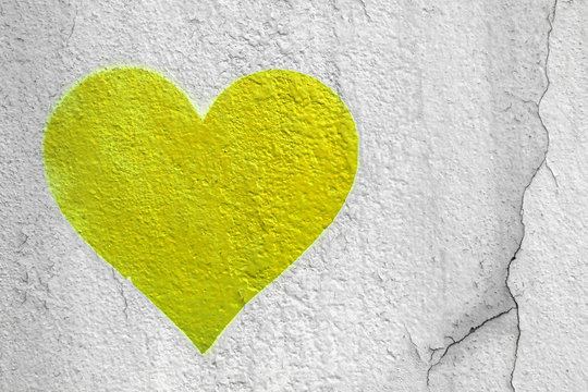 Yellow urban Heart