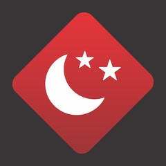  stars and moon icon for your project