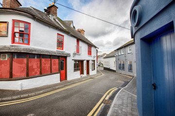 streets in center of Kinsale village near Cork, Ireland