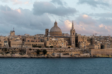 Fototapeta na wymiar View of Valetta, Malta