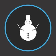 snow man icon for your project