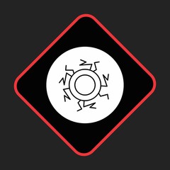 eye blood icon for your project