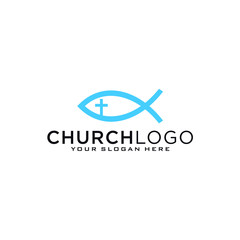 Church vector logo symbol graphic abstract template