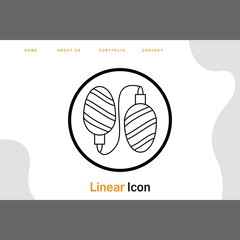 Fototapeta premium lights icon for your project