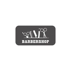 Barbershop logo isolated vector image