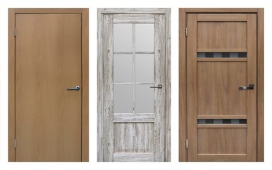 Set of entrance doors (Interior wooden doors)	