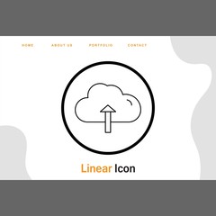 cloud upload icon for your project