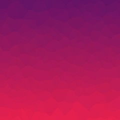 Fototapeta premium Sunset colors Abstract trianglify Generative Art background illustration