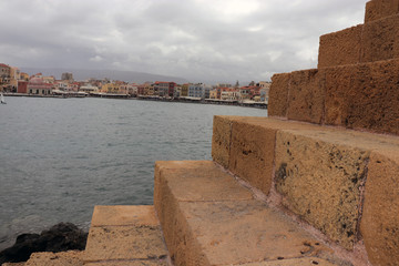 Lighthouse Steps at Port of Chania