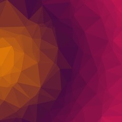 Obraz premium sunrise Color Abstract trianglify Generative Art background illustration