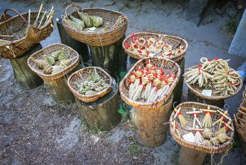 pottery in the market