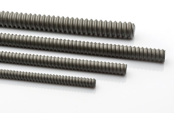 Threaded rod or threaded coil or threded bars for industrial use