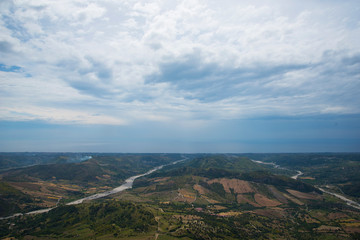 Fototapeta na wymiar Panoramic view in the national park
