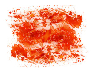 watercolor red orange stain abstract background element for design greeting card print web design