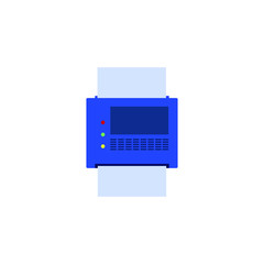printer icon vector illustration logo template