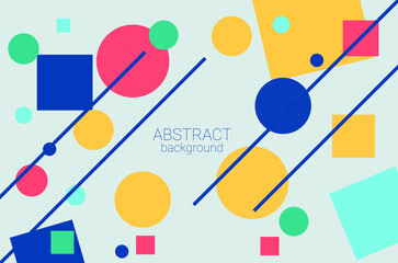 abstract background with color balls for web business